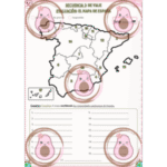 évaluation carte d'espagne séquence 2 4ème