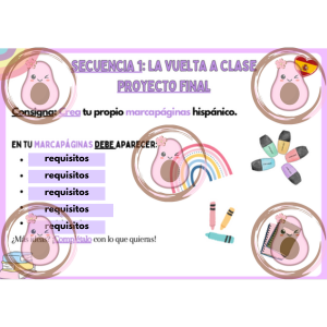 consignes projet final séquence 1 5è