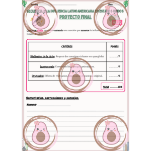 grille pour projet final séquence 2 3ème