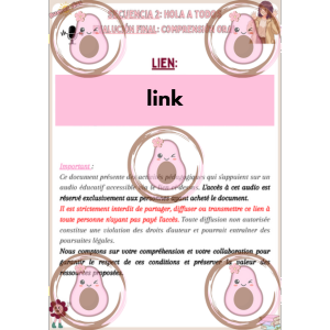 évaluation finale séquence 2 5ème