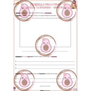 👋🏼 document 4 "la gozadera gente de zona" séquence 2 "¡hola a tod@s! 5ème ✨