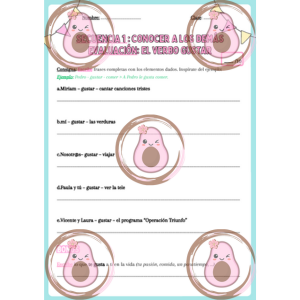 évaluation verbe gustar