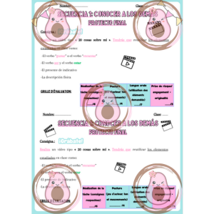 consignes du projet final 1 3è