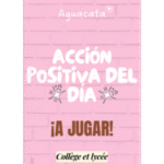 juego de cartas la acción positiva del día aguacata