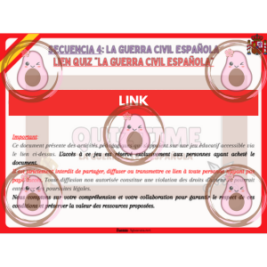 lien pour accéder au quiz sur la guerre civile espagnoleà faire en classe