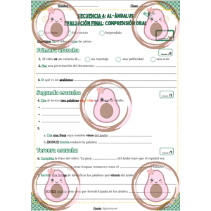 Évaluation finale séquence 4 la guerra civil española 4ème