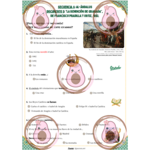 📜🌙 Quiz sobre el cuadro "La rendición de Granada" - Séquence 4 "Al-Ándalus" - 4ème 🕌✨