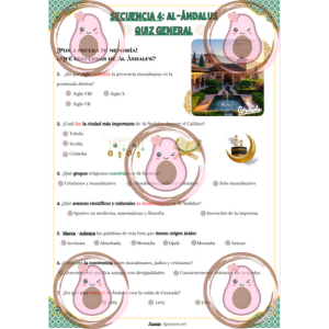 📜🌙 Quiz general sobre Al-Ándalus - Séquence 4 "Al-Ándalus" - 4ème 🕌✨