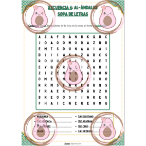 🌙🕌 Sopa de letras – Al-Ándalus 📜✨
