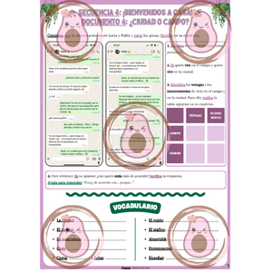 🏡Document 4 "¿Ciudad o campo?"- Séquence 4  "Bienvenid@s a casa" - 5ème🪴