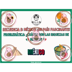 🇲🇽 Títulos + actividades de introducción – Séquence 5 « México: ¡un país fascinante! » – 5ème 💀