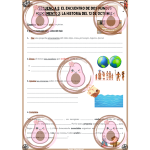 ⛵️Documento 2 + vidéo "La historia del 12 de octubre" - Séquence 5 - "El encuentro de dos mundos" – 3ème ⚓️