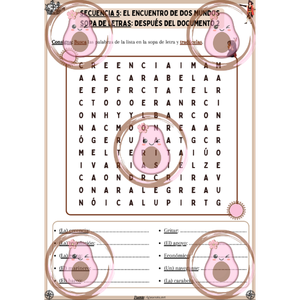 ⛵️ Sopa de letras après le document 2 - Séquence 5 « El encuentro de dos mundos » - 3ème ⚓️