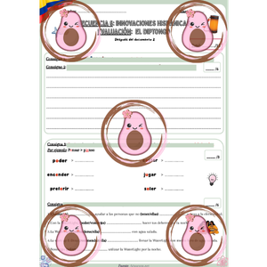 🤖Évaluation sur la diphtongue – Séquence 6 « Innovaciones hispánicas » – 4ème 💻