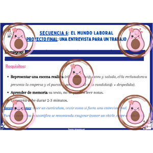 💼 Projet final type 2 - Séquence 6 "El mundo laboral" - 3ème 💻