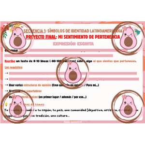 Projet finale type 1 - Séquence 1 "Símbolos de identidad latinoamericana" - 2nde